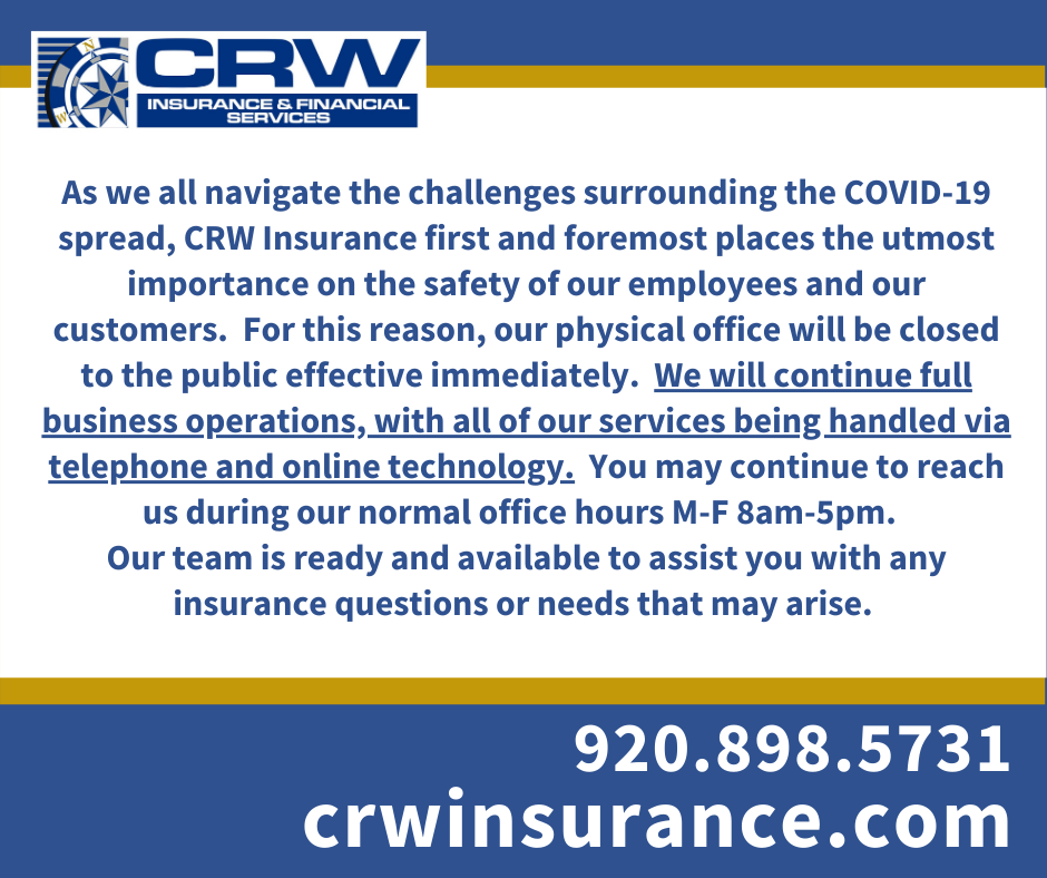 CRW Office status covid 19